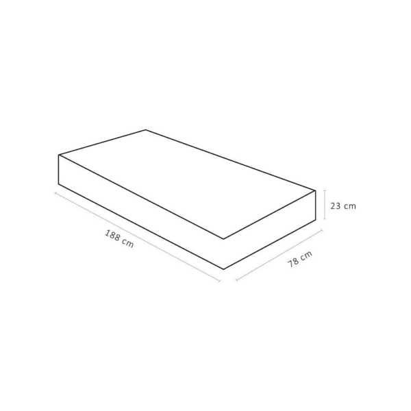 Colchão Physical Nanolastic Solteiro (78x188x23) – Ortobom - Image 2